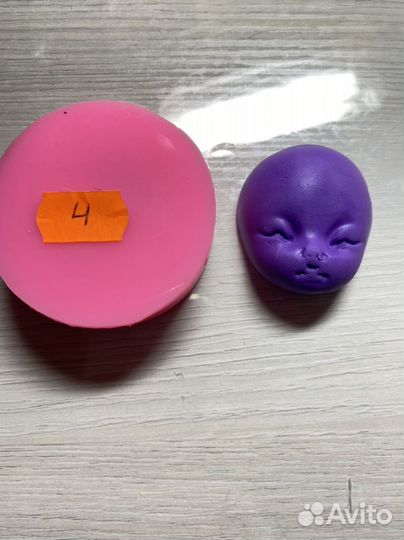 Молд силиконовый лицо