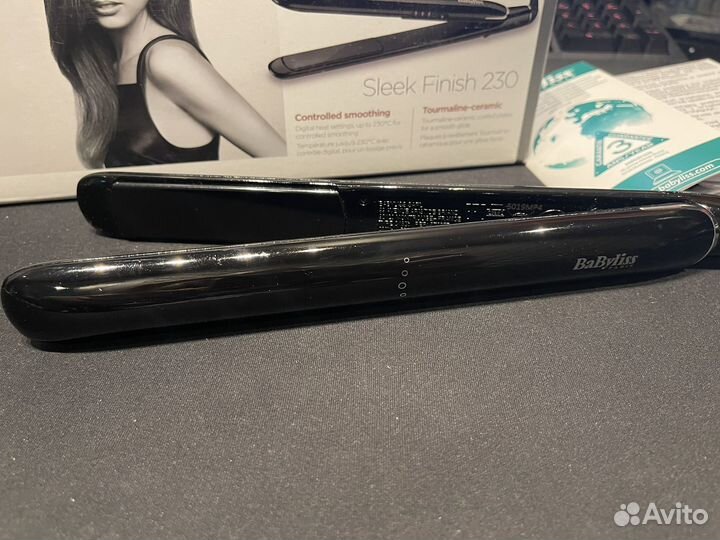 Выпрямитель для волос sleek finish 230 babyliss