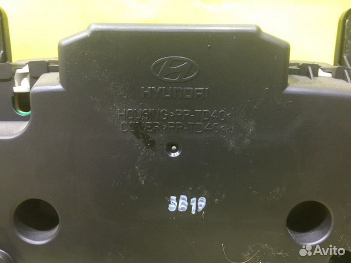 Щиток приборов Hyundai Solaris G4FC 2013