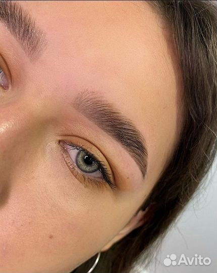 Долговременая укладка бровей, наращивание ресниц