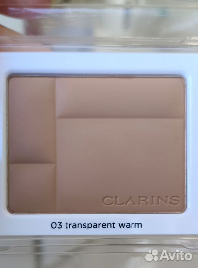 Пудра clarins 03 transparent warm