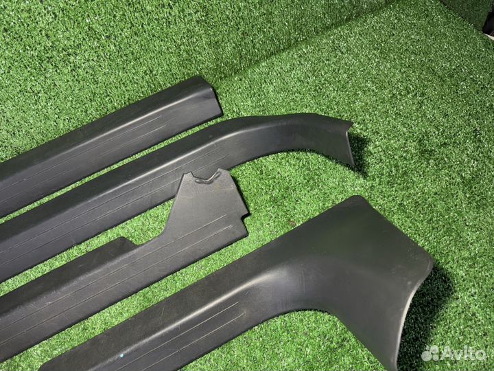 Накладки порогов w220 long