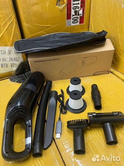 Автомобильный пылесос новый