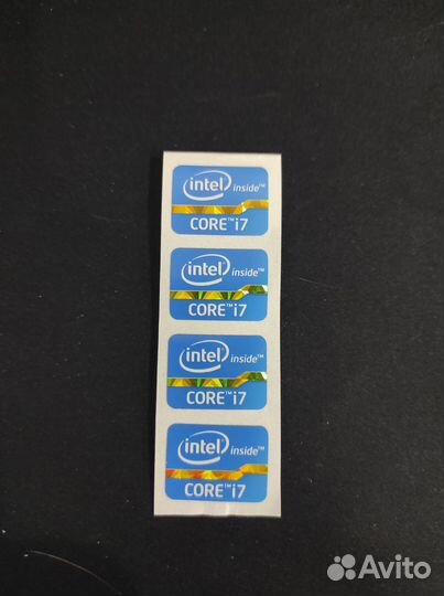 Наклейка Intel сore i7