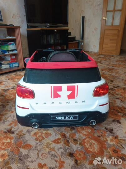 Детский электромобиль mini cooper