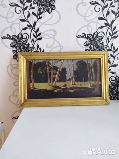 Картина Куинджи Берёзовая роща СССР