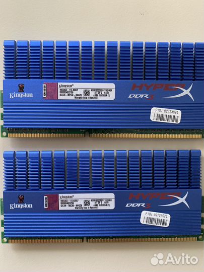 Оперативная память ddr3 Hyper X