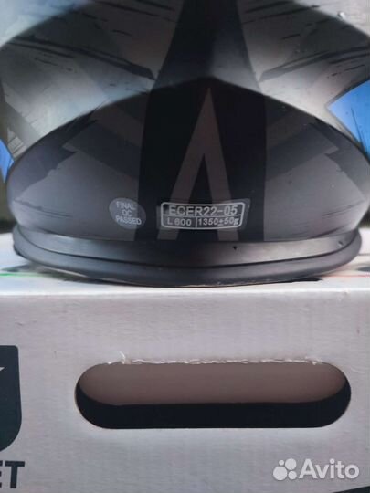 Мото шлем кроссовый