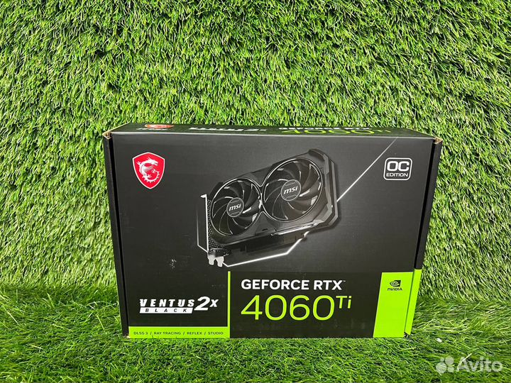Видеокарта Msi ventus X2 RTX 4060 TI - 8gb