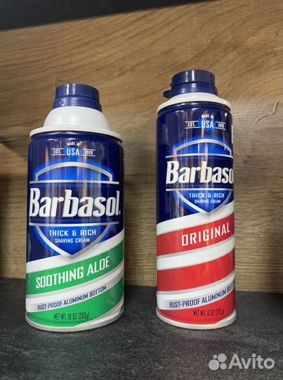 Barbasol американская крем-пена для бритья