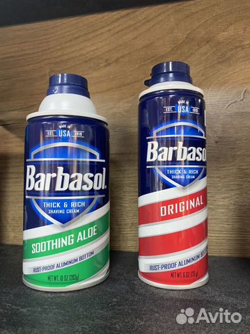 Barbasol американская крем-пена для бритья