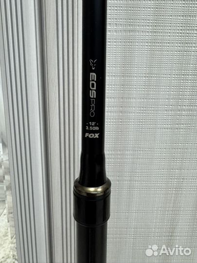 Карповые удилища fox eos 12ft, dam xt1 12 ft