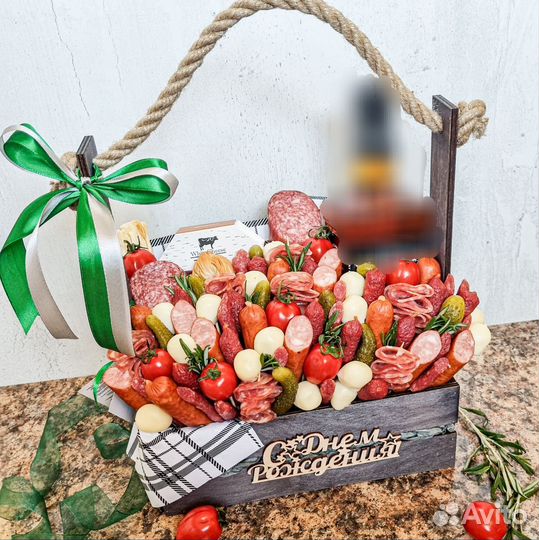 Мясная корзина мужской ящик бокс