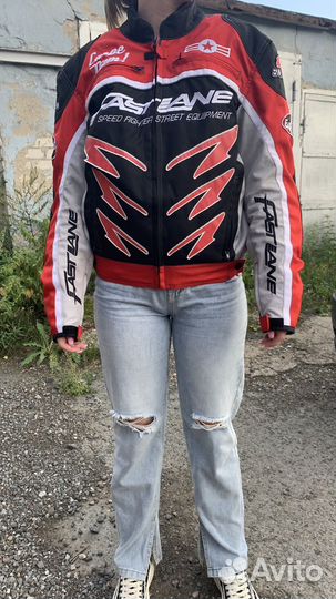 Мотокуртка, с защитой