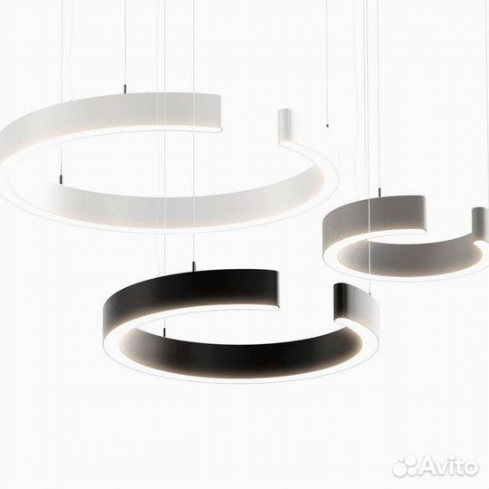 Светильник профильный кольцо