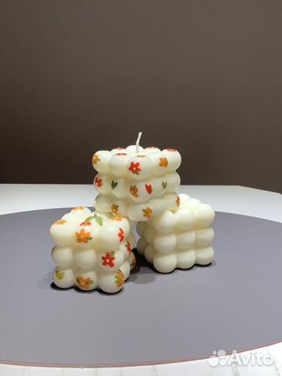 Свечи ручной работы из соевого воска