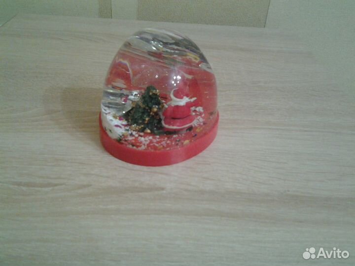 Сувенир новогодний шар стеклянный 2 шт