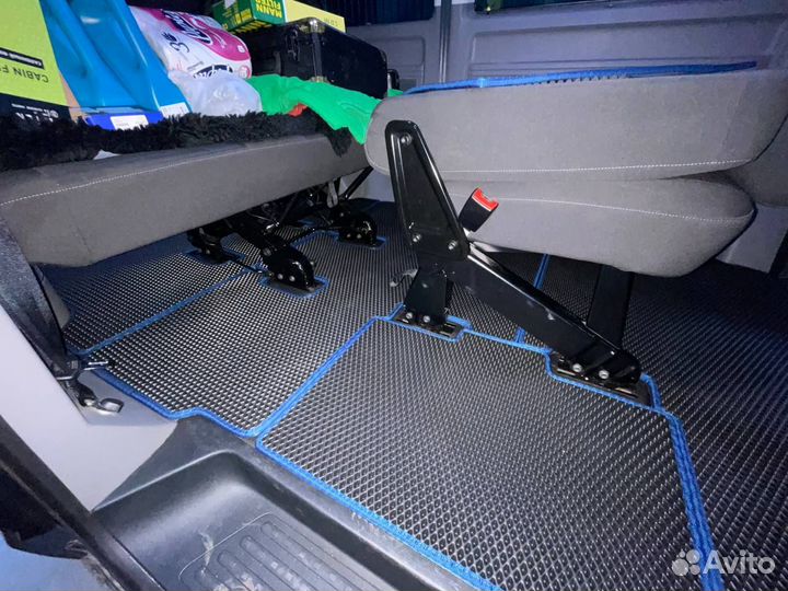 Коврики Eva/Эва в авто Volkswagen Caravelle T5 2003-2015 (длинная база)