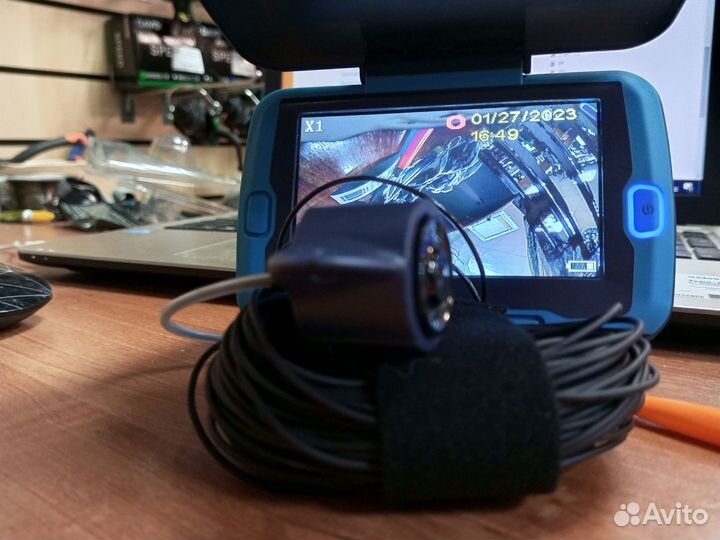 Глазок подводной камеры Calipso UVS-02/03. Плавник