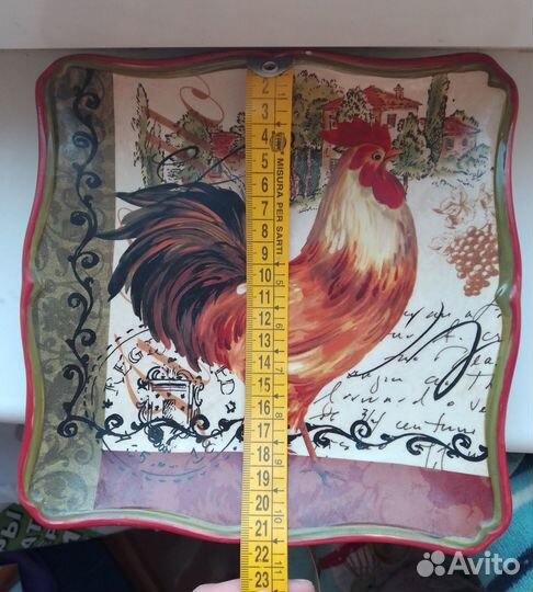 Тарелка декоративная интерьерная