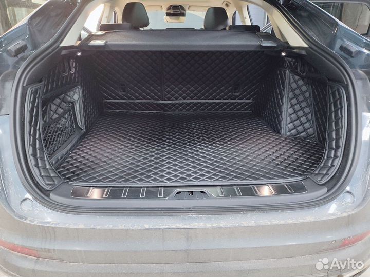 3Д (3D) коврики из экокожи geely Tugella Тугелла