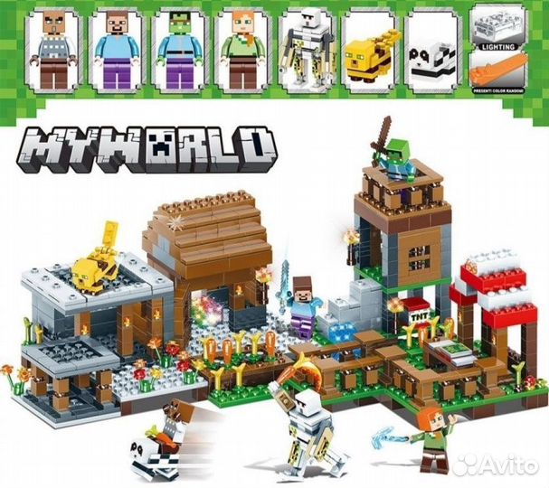 Игрушка конструктор Деревня Manicraft