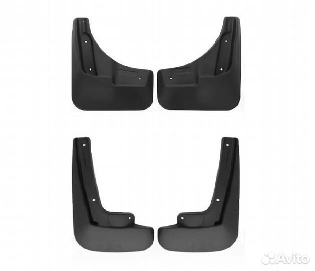 Брызговики задние короткие Шевроле Круз 2013-16
