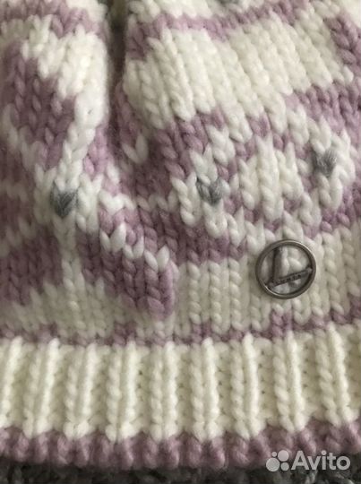 Шапка и варежки набор