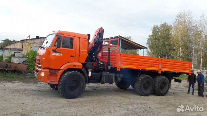 Услуги манипулятора камаз 43118 вездеход