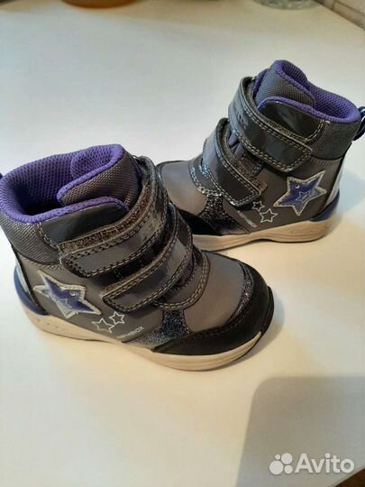 Ботинки для девочки, демисезон- тёплая зима