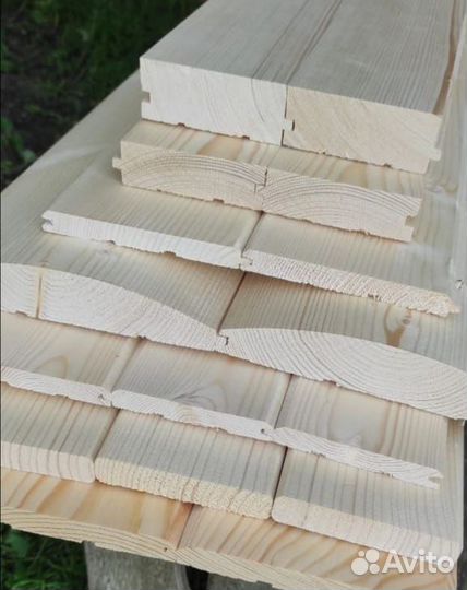 Имитация бруса из сухой доски 21х146х3000, вс