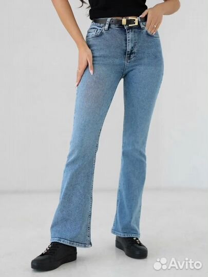 Женские джинсы клеш