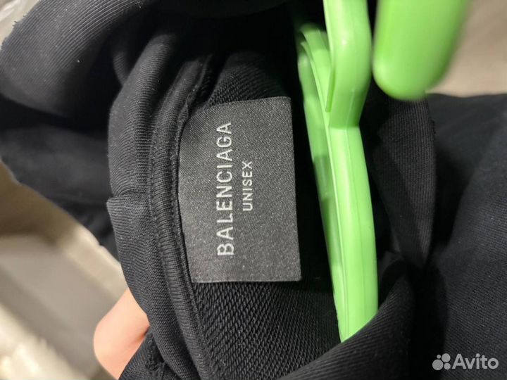 Худи Balenciaga Sweatshirt Regular Fit Men's Black