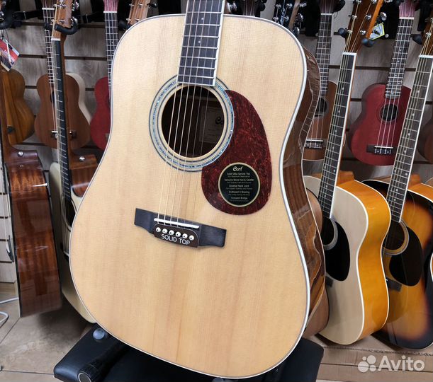 Акустическая гитара Cort earth100-NAT + Чехол