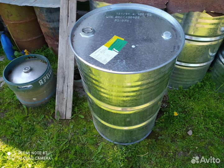 Бочка оцинкованная