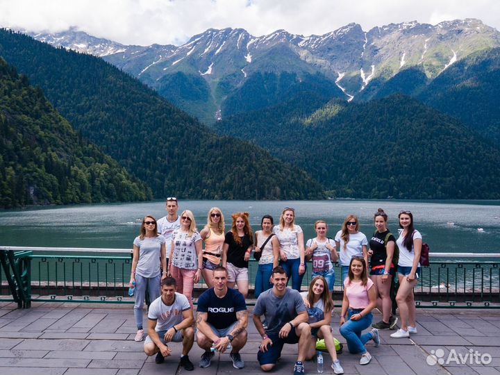 Озеро Рица,Новый Афон(пещера),водопады, дегустация