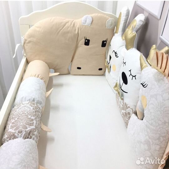 Бортики в детскую кроватку