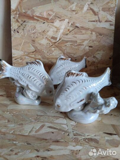 Рыба статуэтка дулево СССР