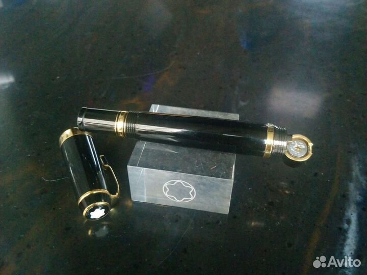 Ручка перо Montblanc Boheme Noir Platinum