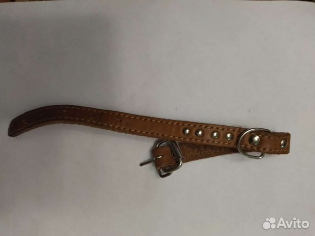 Ошейник из натуральной кожи для щенка