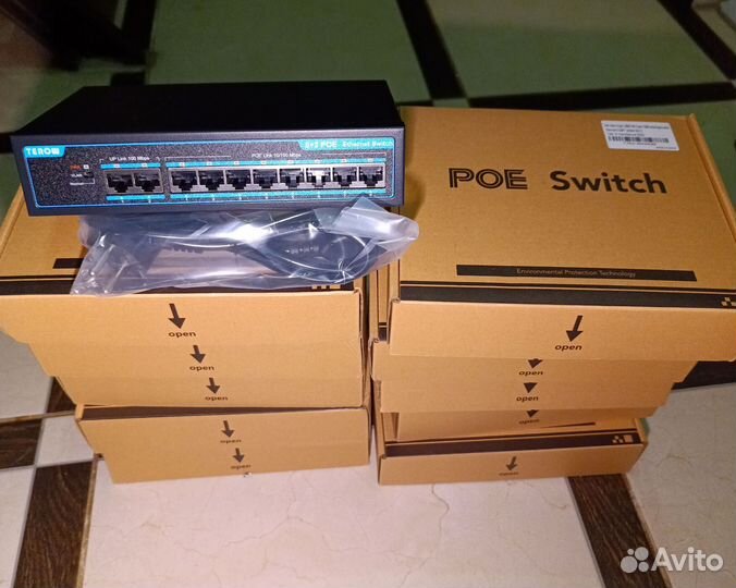 Коммутатор 8 poe