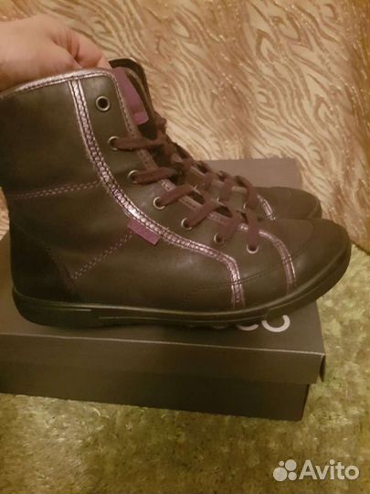 Ботинки Ecco Gore -tex,кожа,мембрана