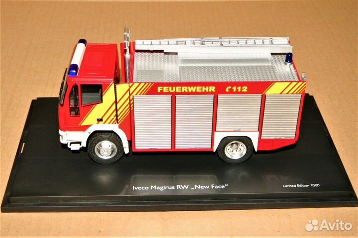 1/43 Schuco iveco-Magirus RW New Face Feuerwehr