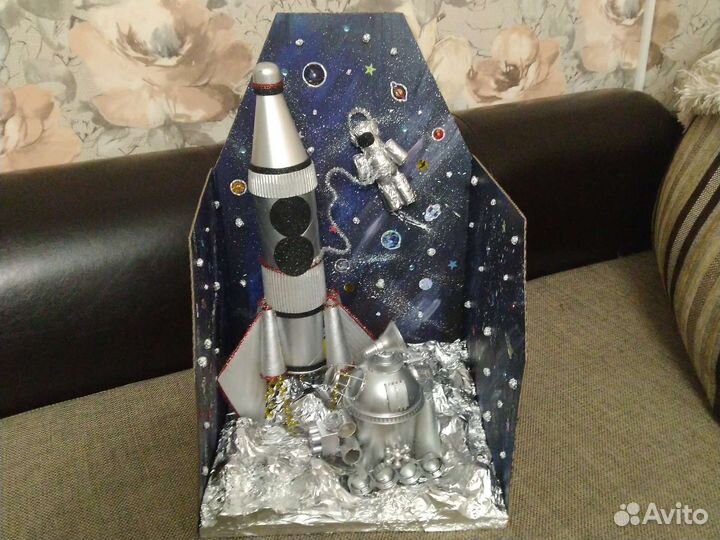Поделка ко дню Космонавтики на заказ