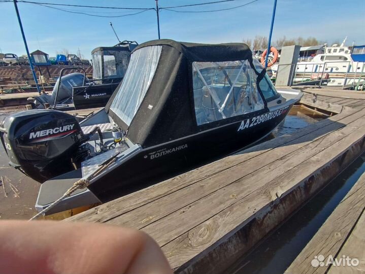 Волжанка 46 фиш + mercury f60