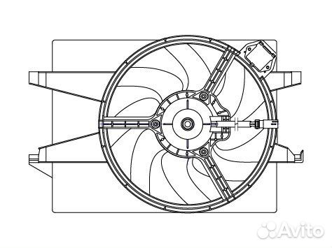 Электровентилятор охлаждения для а/м LFK 1032
