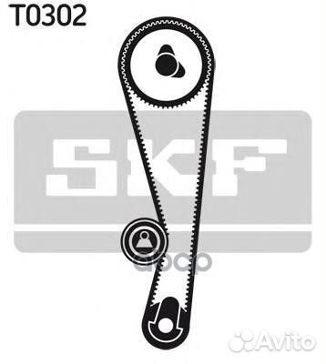 Ремень грм зубчатый с роликами, комплект vkma91