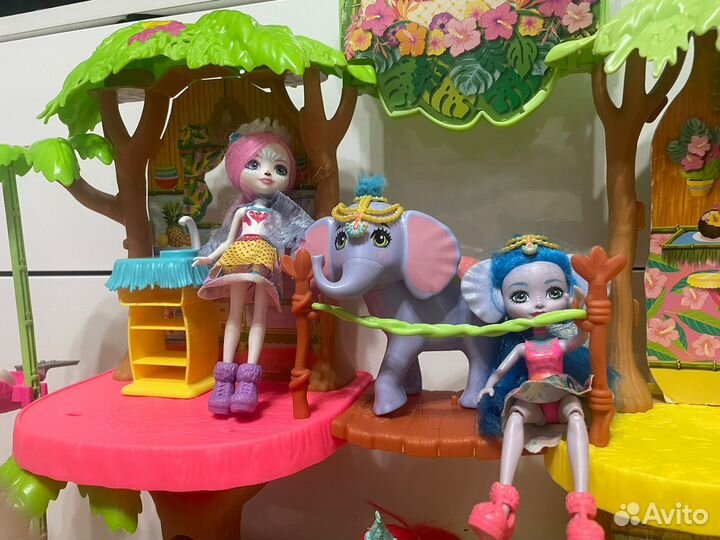 Домик с куклами enchantimals для детей