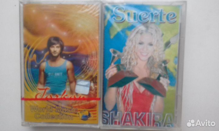 Аудиокассеты Tarkan, Shakira новые в упаковке