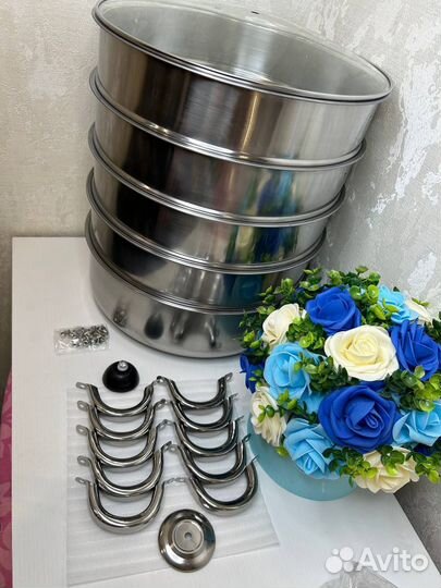 Мантоварка из нержавеющей стали 32 см новая